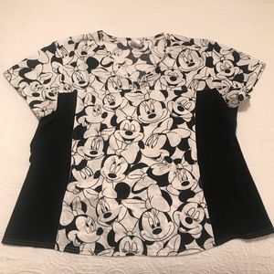 Minnie Mouse Scrub Top